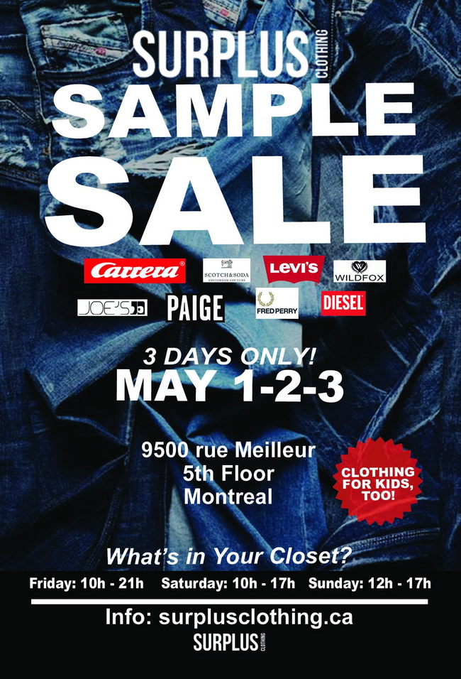 levi's sample sale